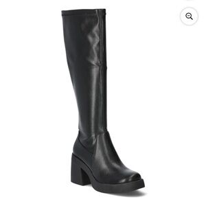 Madden Girl Black Heeled Boots